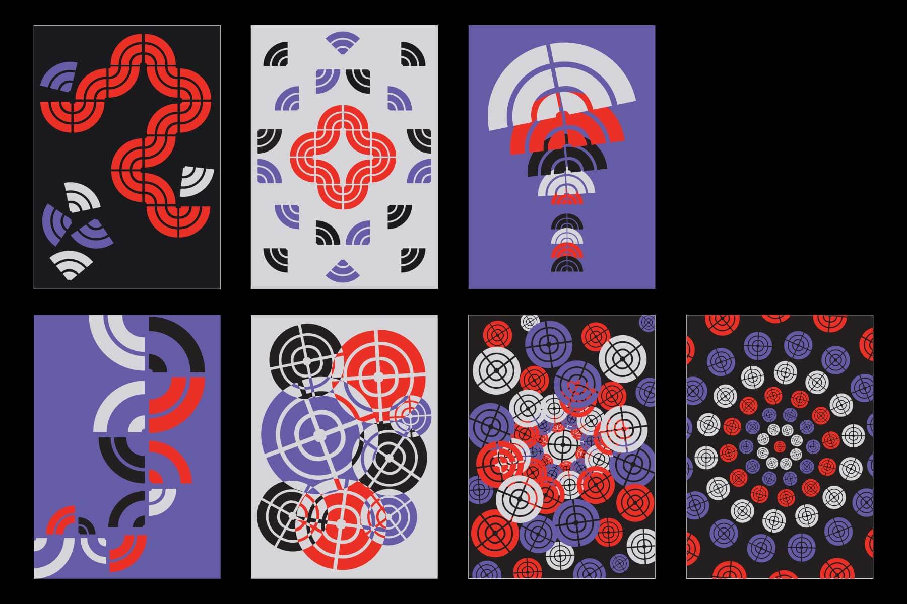 seven dichotomies for the experimental process of the visual identity