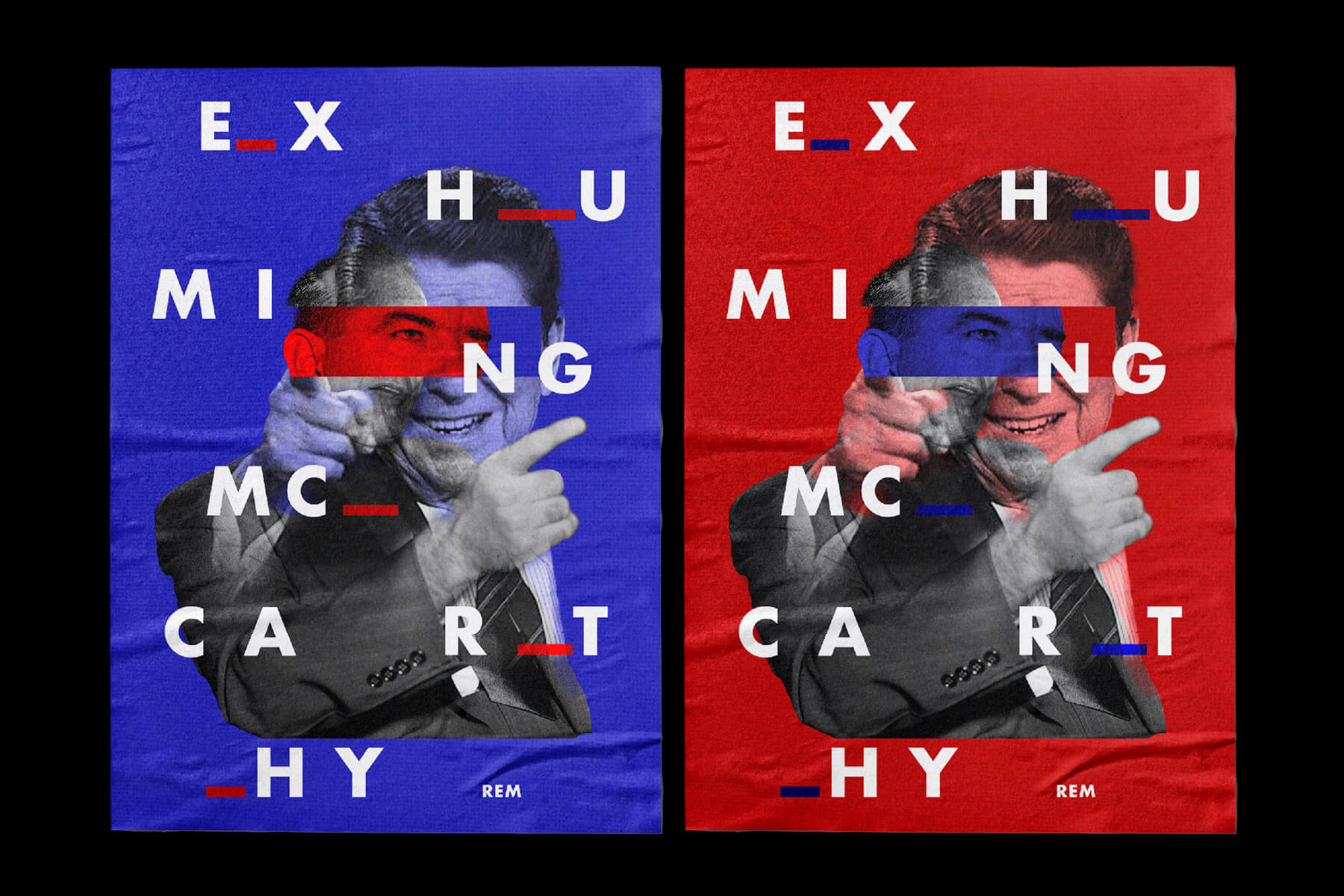 two color version for the music poster exhuming mccarthy