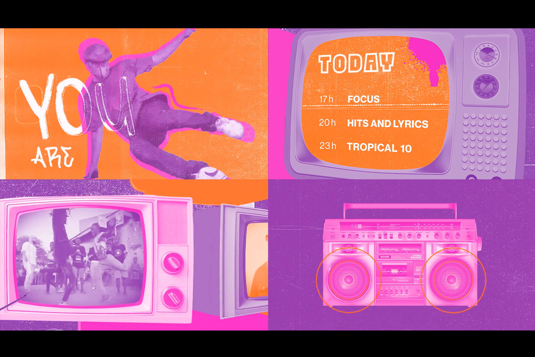 four clips of all the separators for trace urban